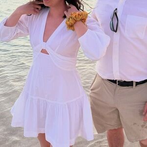 Derek Lam Elegant  crisp White Dress